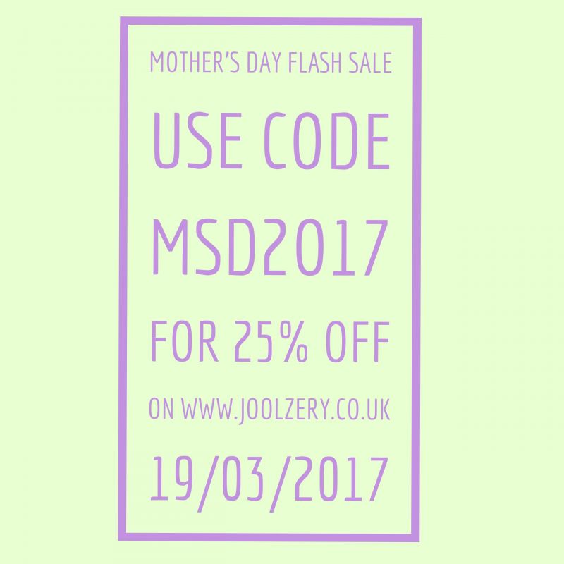 2017 Mothers Day Flash Sale Voucher Code